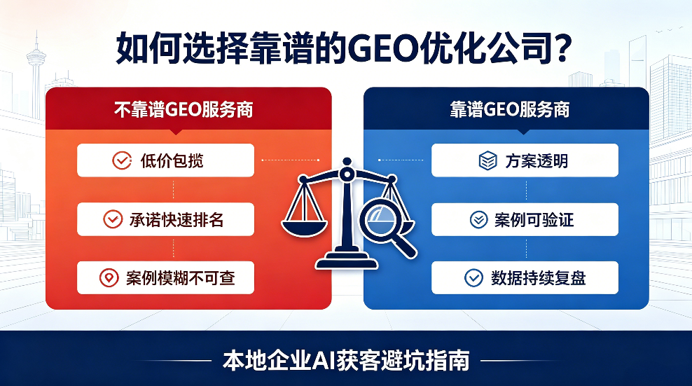 鄄城如何选择靠谱的GEO优化公司？本地企业AI获客避坑指南